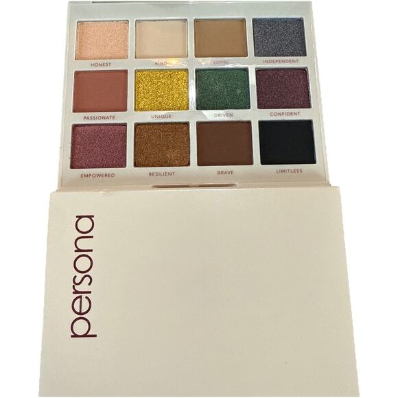 NEW Persona Cosmetics Identity Two Eyeshadow Palette 12 Shades - Full Size 13.8g - Picture 1 of 3